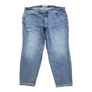 Torrid Skinny Leg Jeans Size 24S Womens Light Blue Wash Stretch Curvy Denim